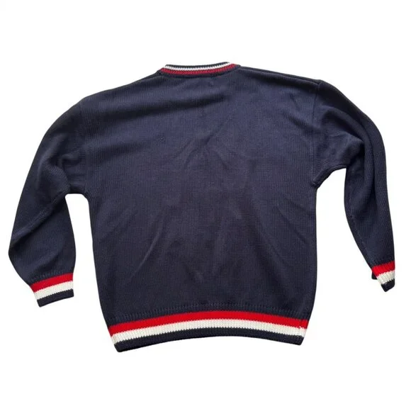 Vtg 90s Large Sweater Embroidered Golf Golfer Girl, Y2k Clothing, Preppy Sweater - Picture 2 of 4